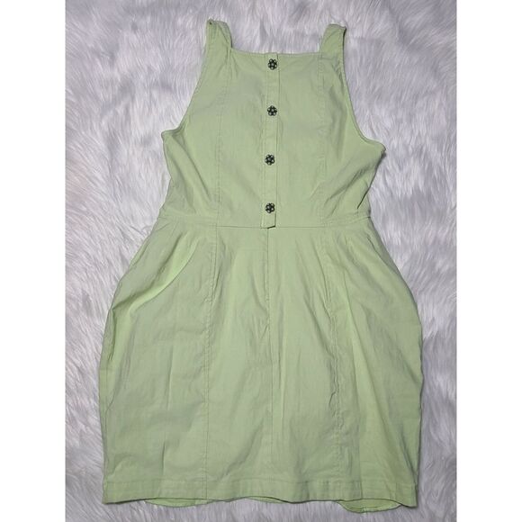 NWT|Maeve Anthro Lime Green Mini Dress, XSP - Picture 3 of 10
